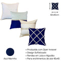 Kit 4 Capas De Almofada Estilo Boho Chic Rustico Decorativas